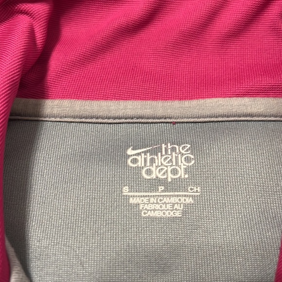 Nike Track Jacket, Retro, Pink, Gray, Pockets, Size S - Picture 5 of 7